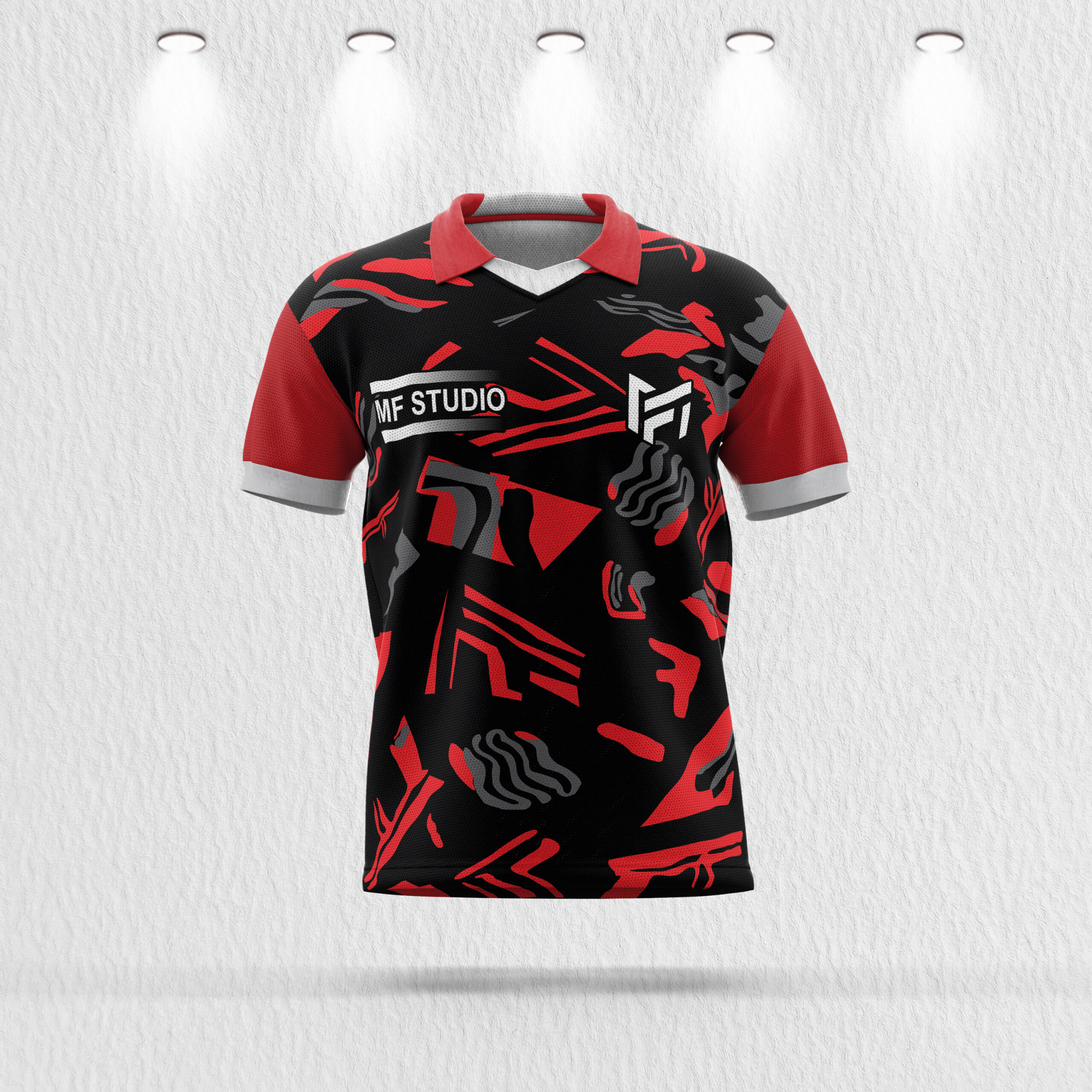 MF Studio Customized T-Shirt | Export Quality – Your Name & Number (MF-010)