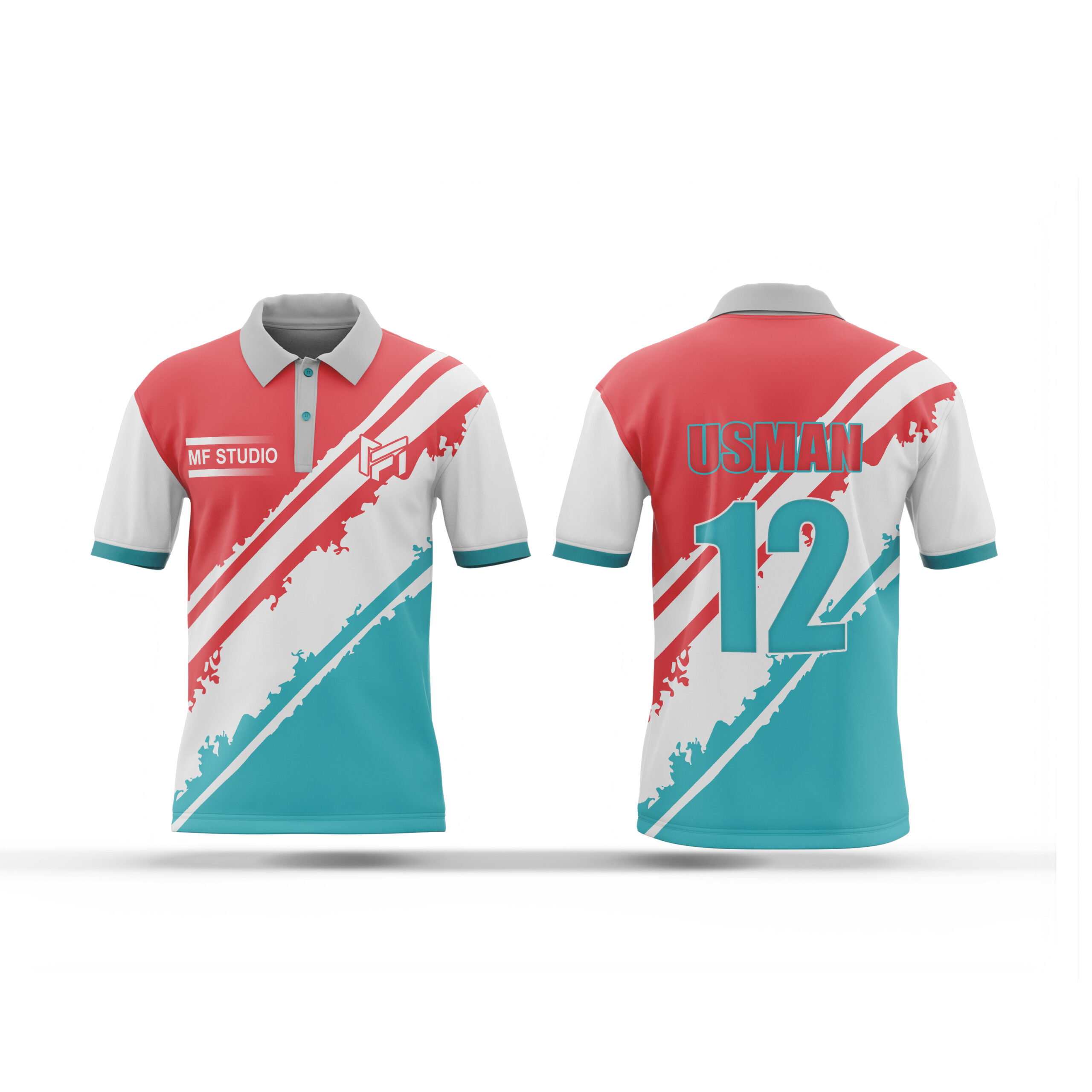 MF Studio Customized T-Shirt | Export Quality – Your Name & Number (MF-007)