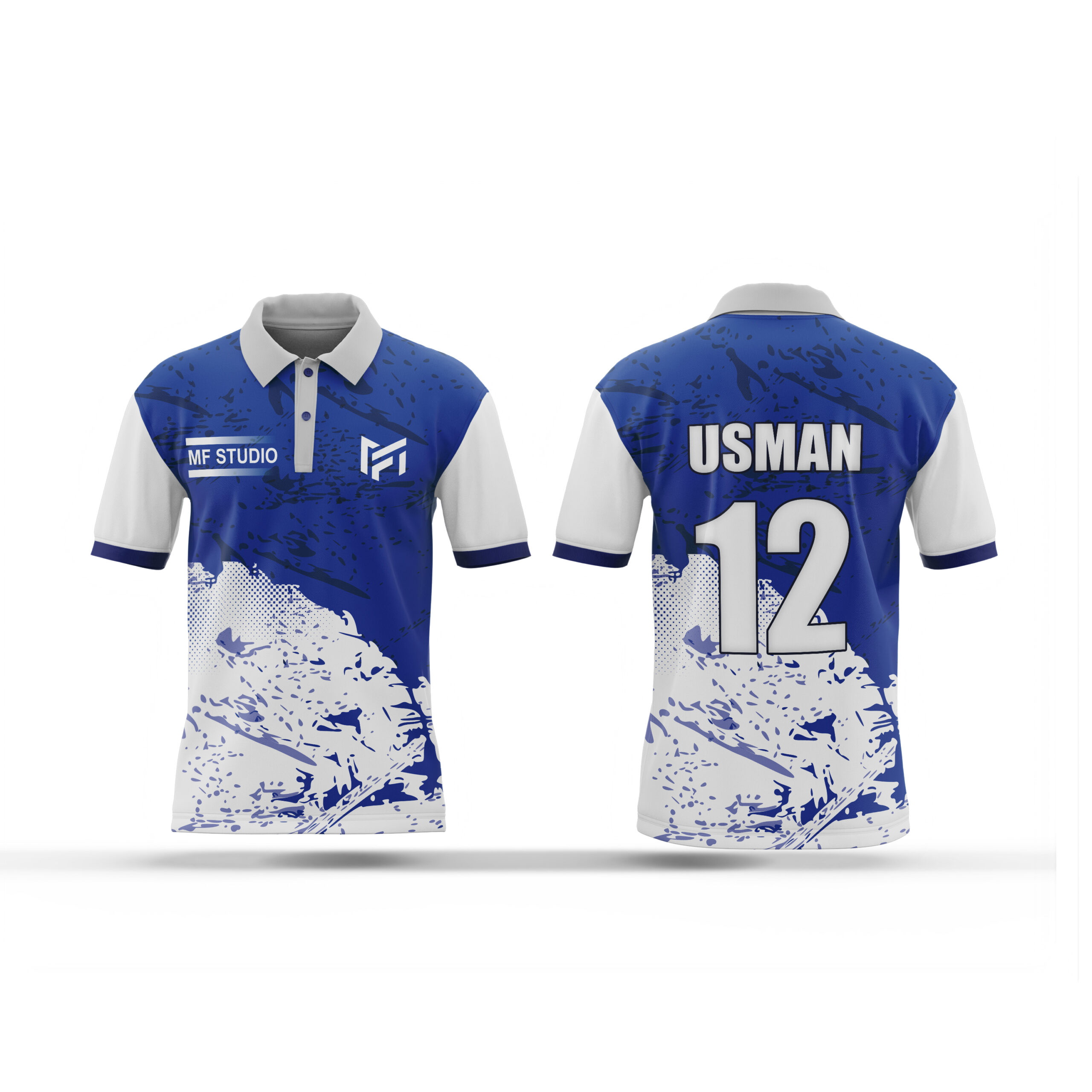 MF Studio Customized T-Shirt | Export Quality – Your Name & Number (MF-008)
