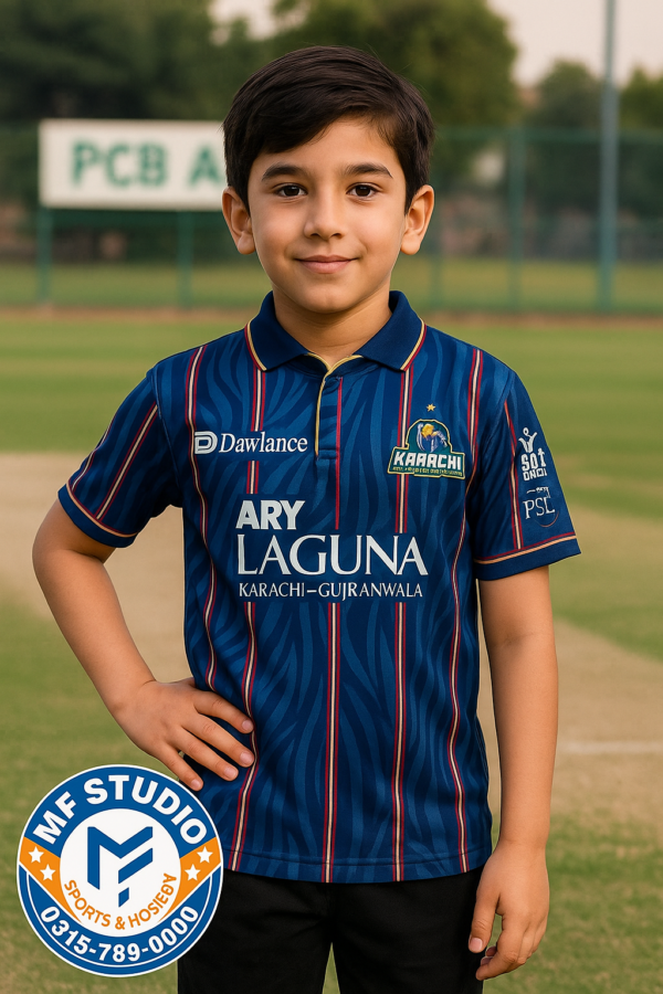 Karachi Kings Official PSL 2025 Shirt – Custom Name & Number | Premium Quality - Image 3