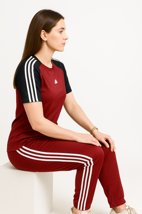Adidas-Style Girls' T-Shirt – Dry Fit Quality - Image 2